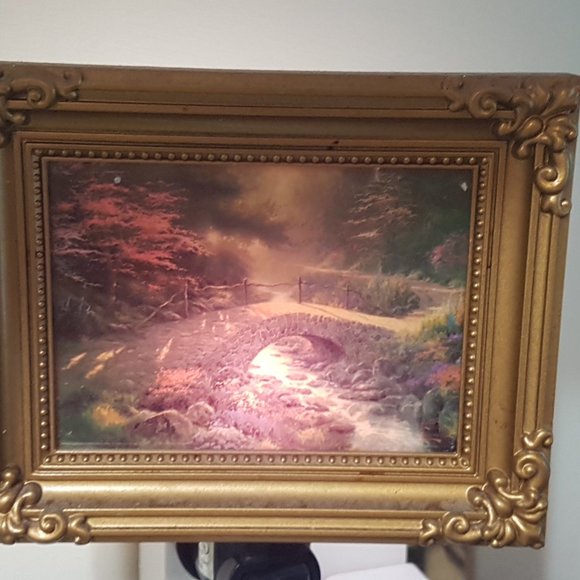 Thomas Kinkade Bridge of Faith Night Light - Picture 3 of 9